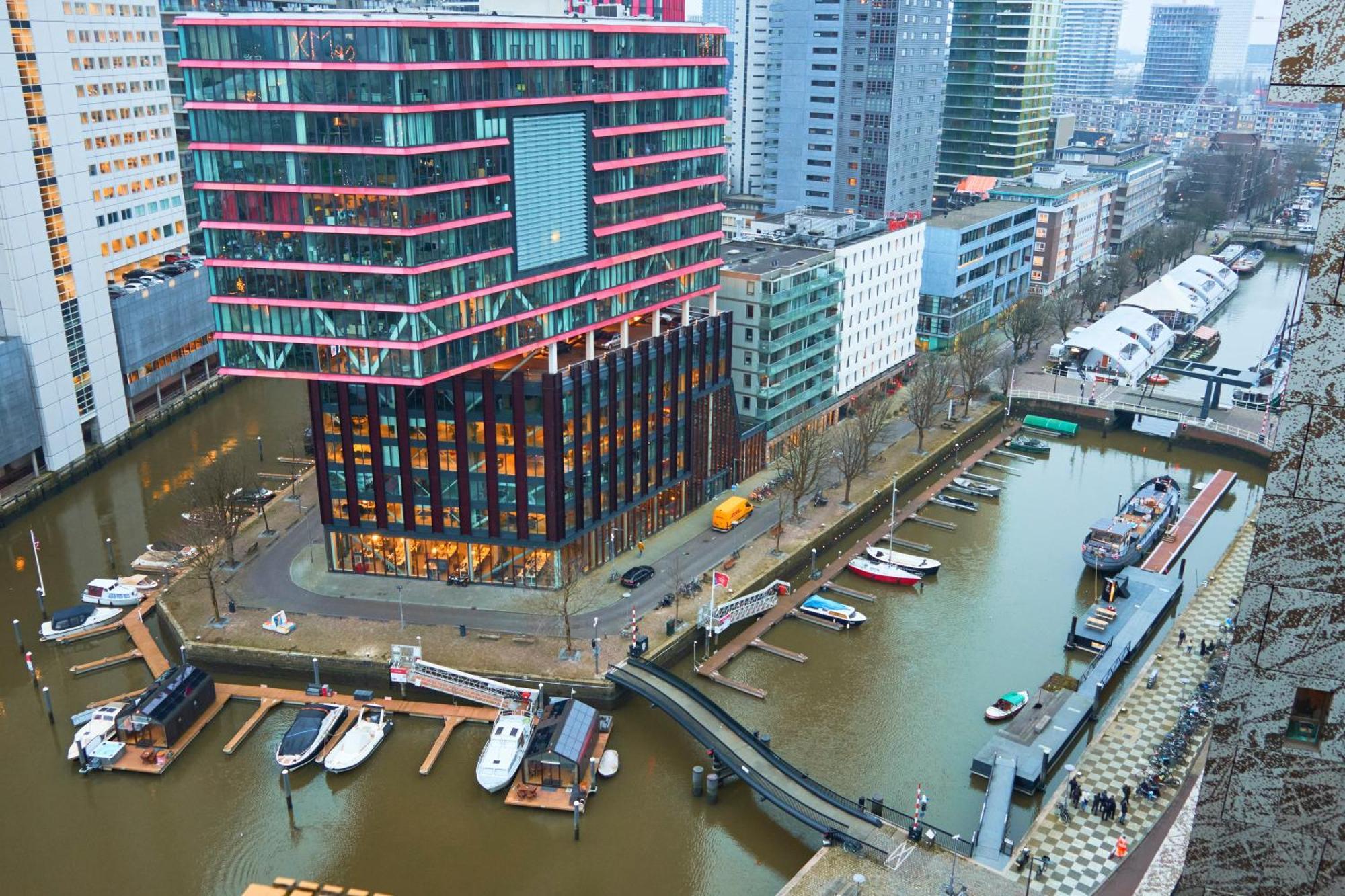 De Coaster & Aquarium Ponton Hotell Rotterdam Eksteriør bilde